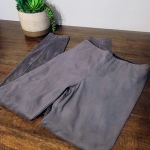 Joseph Ribkoff Faux Suede Leggings gray